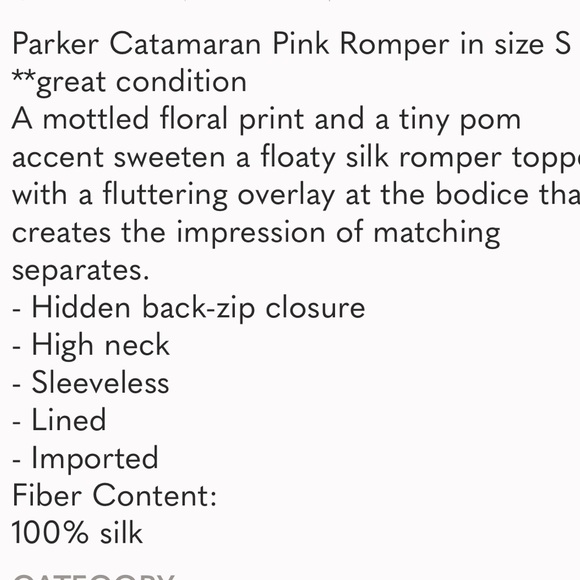 Parker Catamaran Floral  Romper - Picture 10 of 11